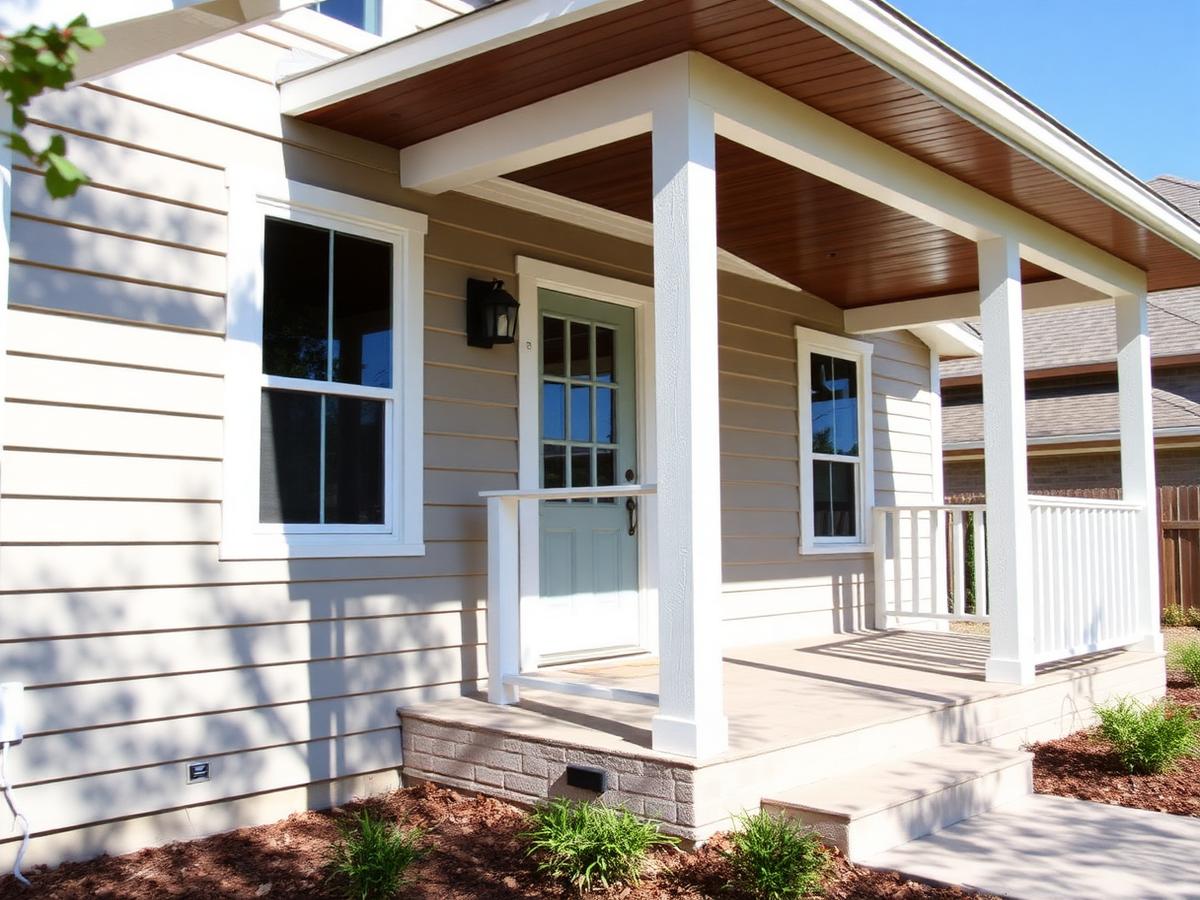 Exterior Renewal & Porch Build in Waxahachie, TX